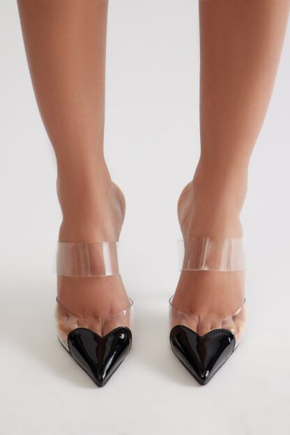 Zapatos de Tacón Stiletto con Corazón Transparentes - Image 3