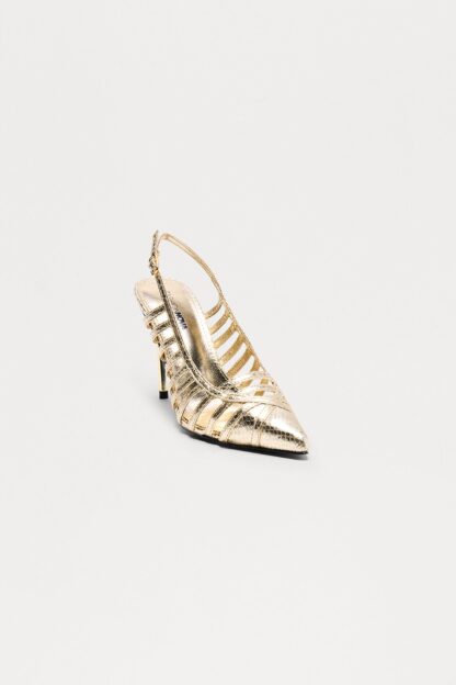 Zapatos de Tacón Slingback con Estampado de Cocodrilo - Image 6