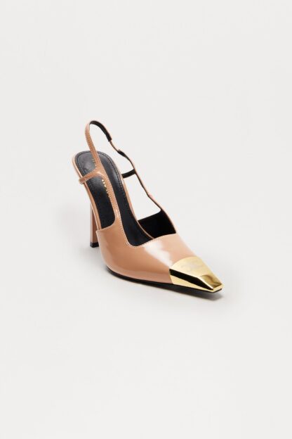 Zapatos de Tacón Slingback Detalle Punta - Negro - Image 15