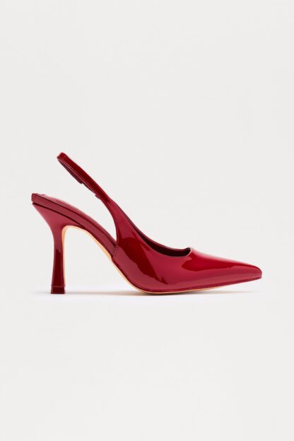 Zapatos de Tacón Slingback en Charol Sintético - Image 3