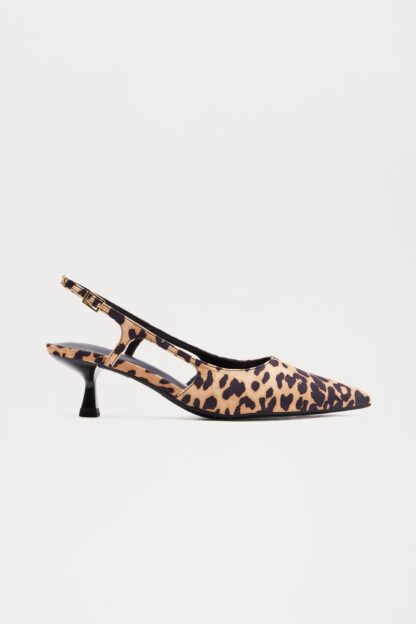 Zapatos de Tacón Gatito con Estampa de Leopardo - Image 9